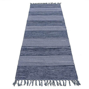 Cotton Handloom Yoga Mat - Stripes