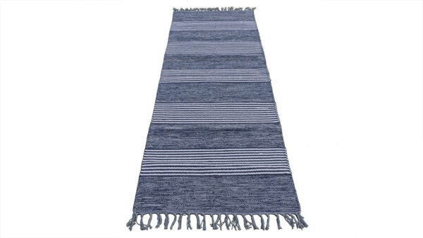 Cotton Handloom Yoga Mat - Stripes