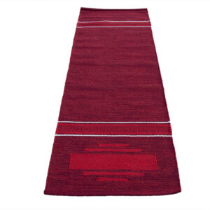 Cotton Handloom Yoga Mat ( Red ) - Dot Goli