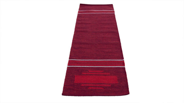 Cotton Handloom Yoga Mat ( Red ) - Dot Goli